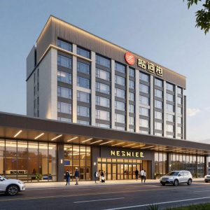 Rendering of new hotel near Kansas City International Airport