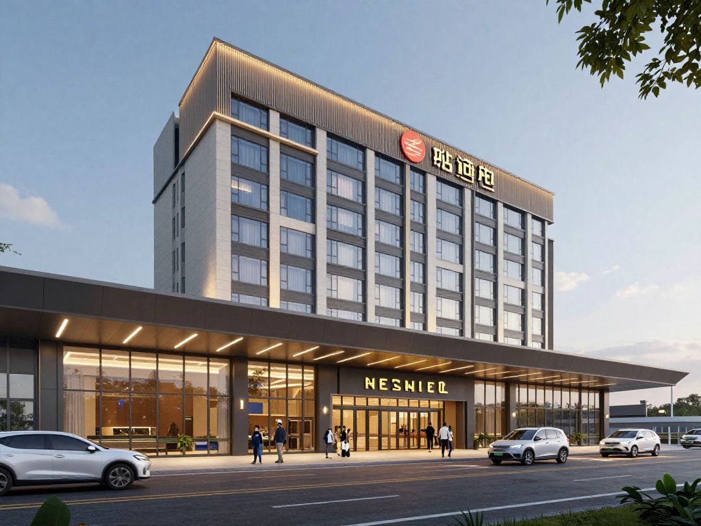 Rendering of new hotel near Kansas City International Airport