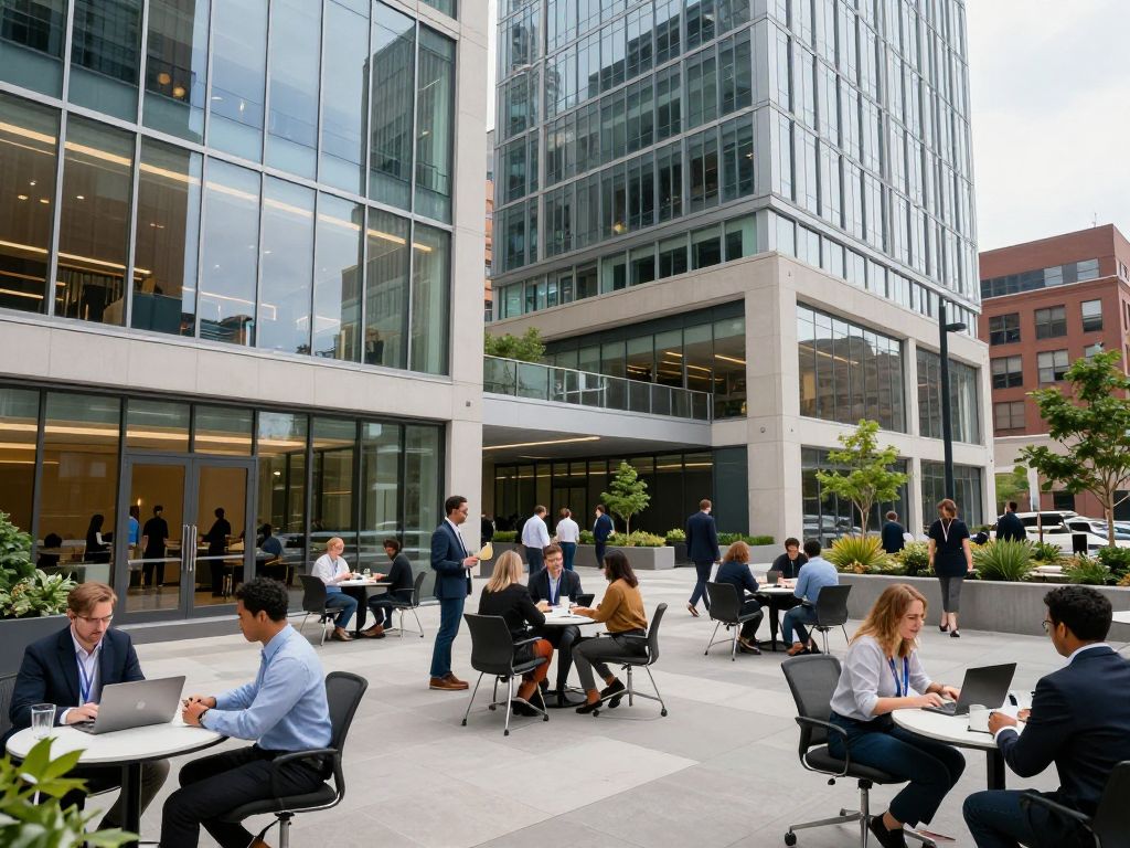 Oracle office in Nashville showing modern design and community engagement.