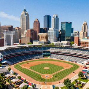 Conceptual design of a new ballpark in downtown Kansas City