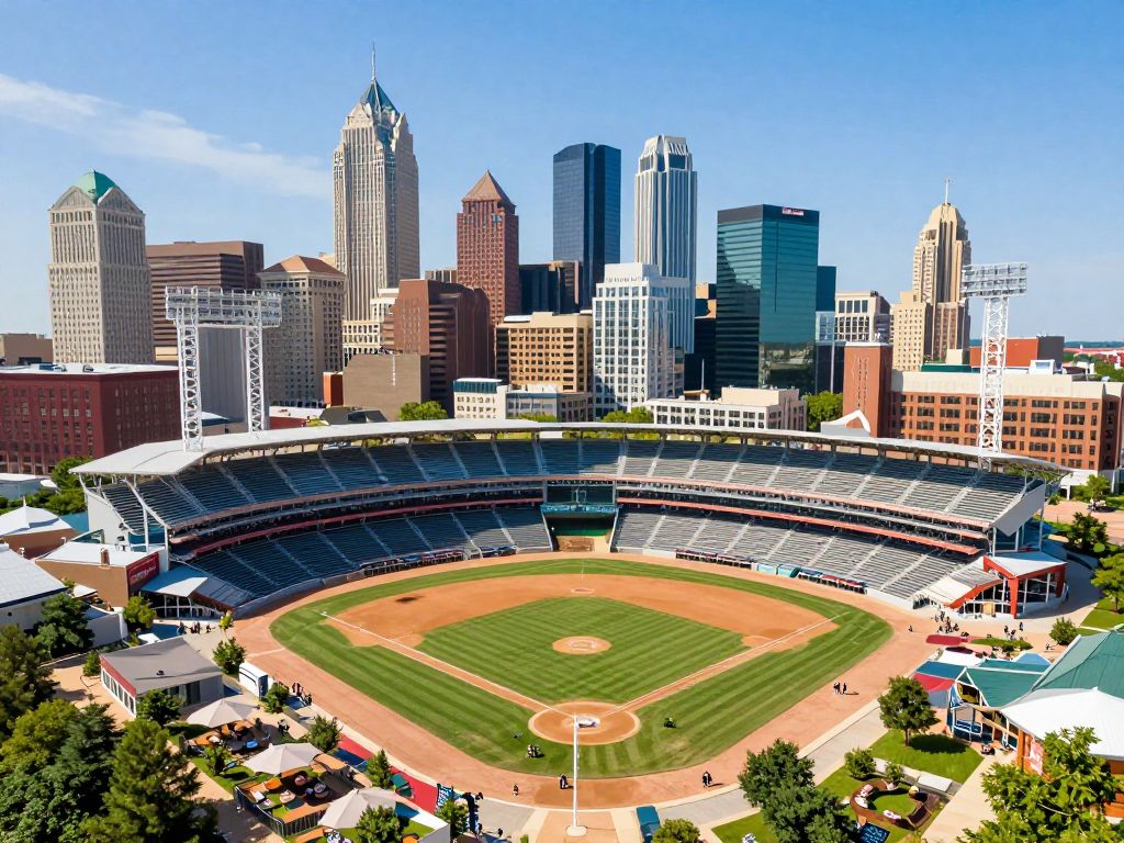 Conceptual design of a new ballpark in downtown Kansas City
