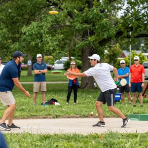 Athletes competing at the 2026 Disc Golf Championship Qualifiers in Kansas City.