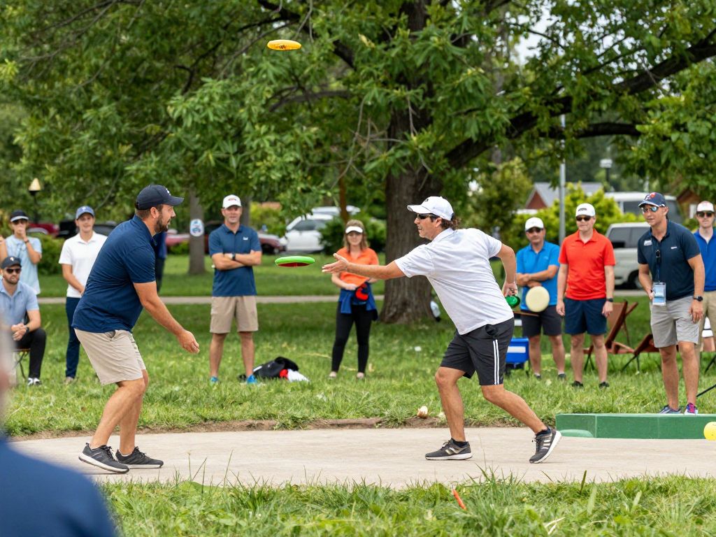 Athletes competing at the 2026 Disc Golf Championship Qualifiers in Kansas City.