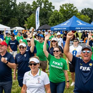 Celebration in Columbia, Missouri for FIFA World Cup
