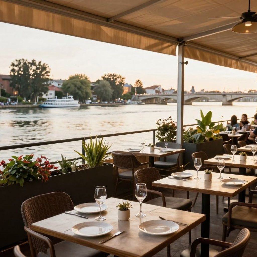 Italian restaurant at Current Landing in Kansas City