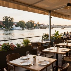 Italian restaurant at Current Landing in Kansas City