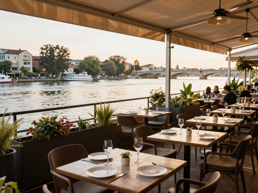 Italian restaurant at Current Landing in Kansas City