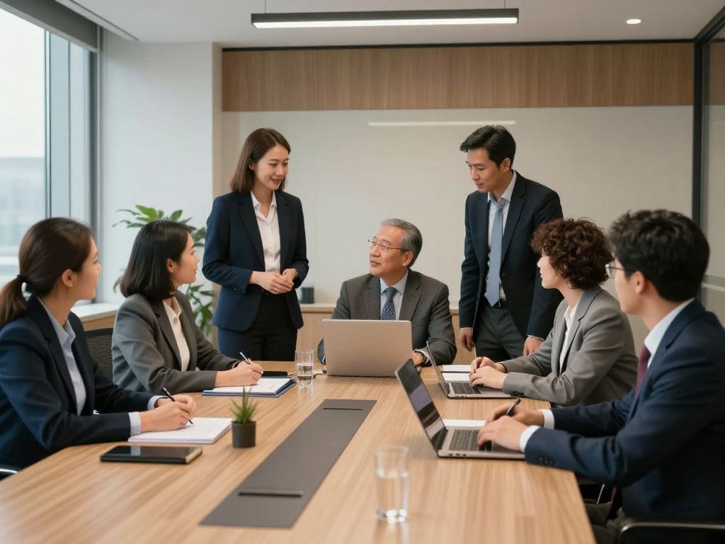 Interior of Foster Wallace Personal Injury Lawyers office, showcasing professional atmosphere and teamwork.