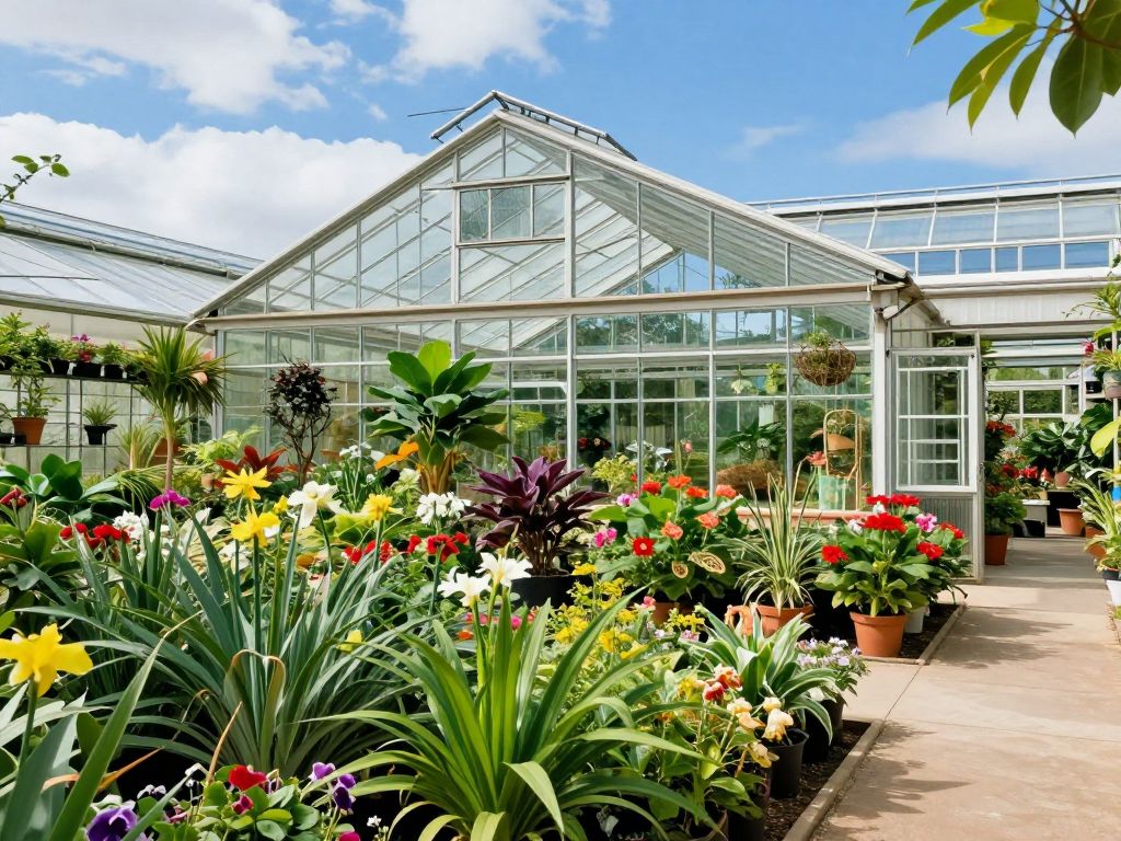 Beautiful flowers and plants at Heartland Nursery in Kansas City