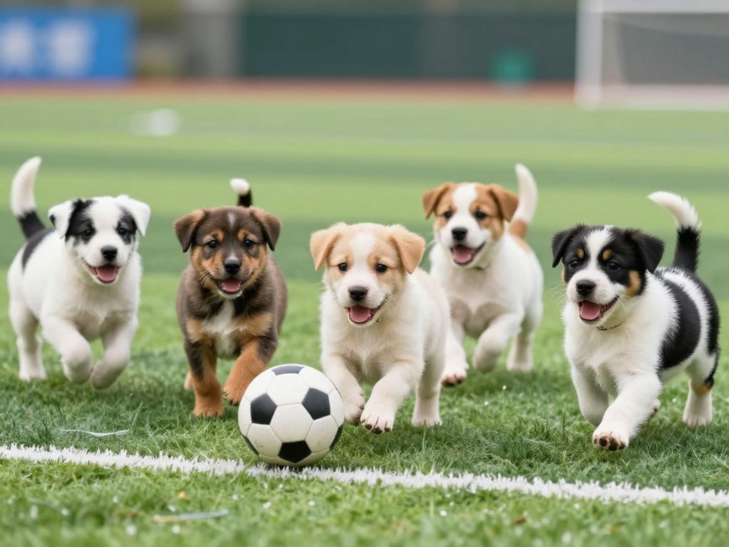Puppy Bowl XXII showcasing adorable shelter dogs promoting adoption.