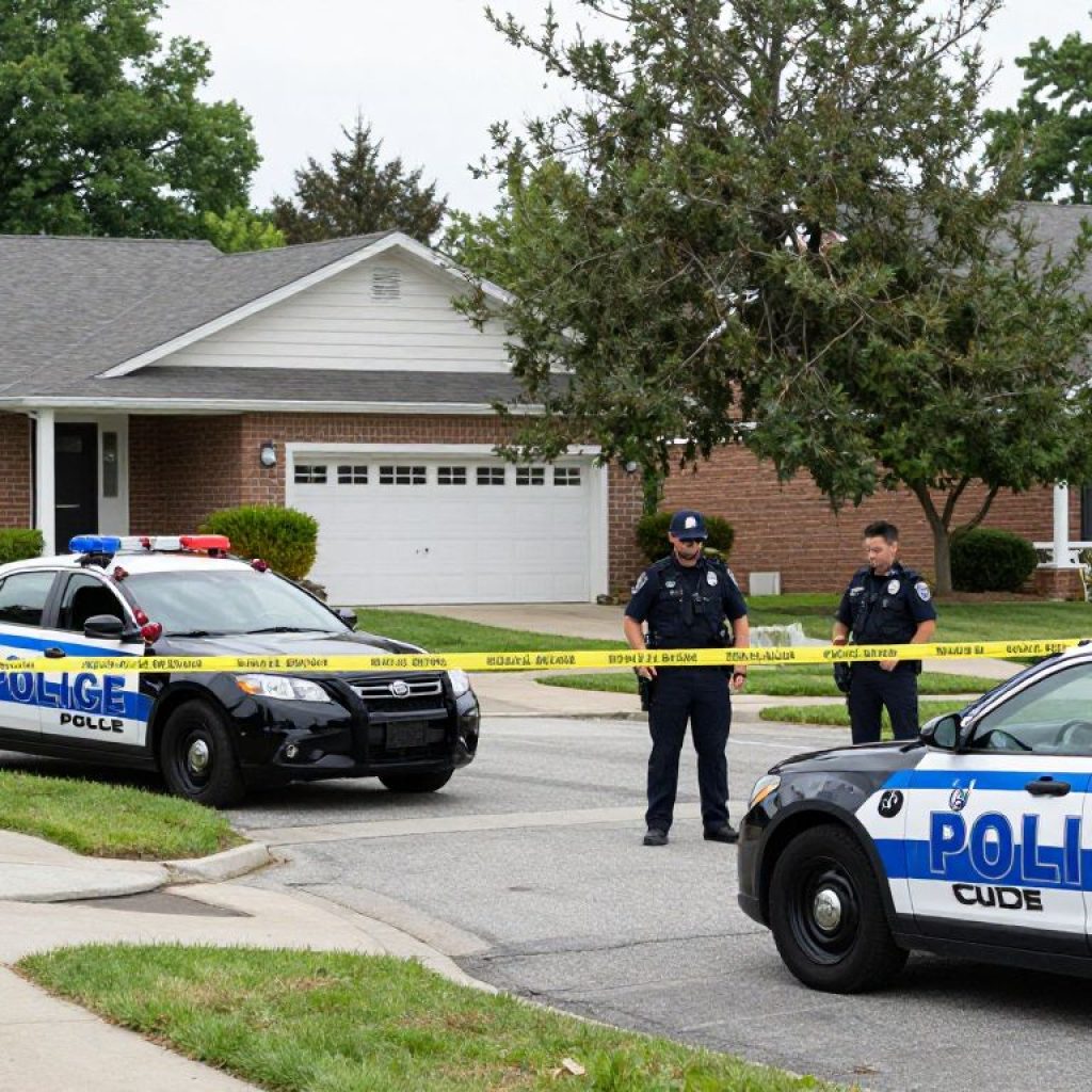 Police response to a burglary incident in Kansas City, Missouri