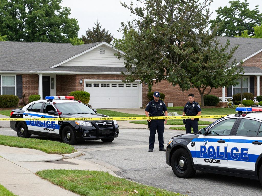 Police response to a burglary incident in Kansas City, Missouri