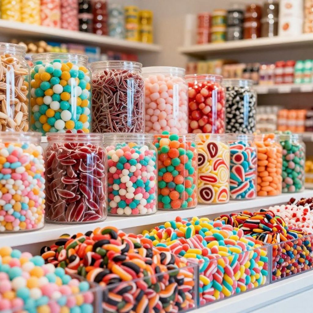 Variety of candies at Kansas City Candy Company
