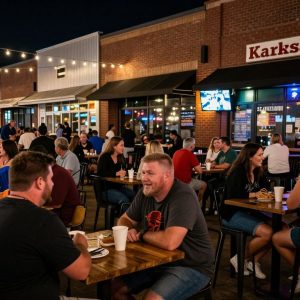 Kansas City nightlife with engaged community members in a safe environment
