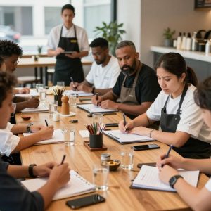 Leadership training session for restaurant professionals in Kansas City