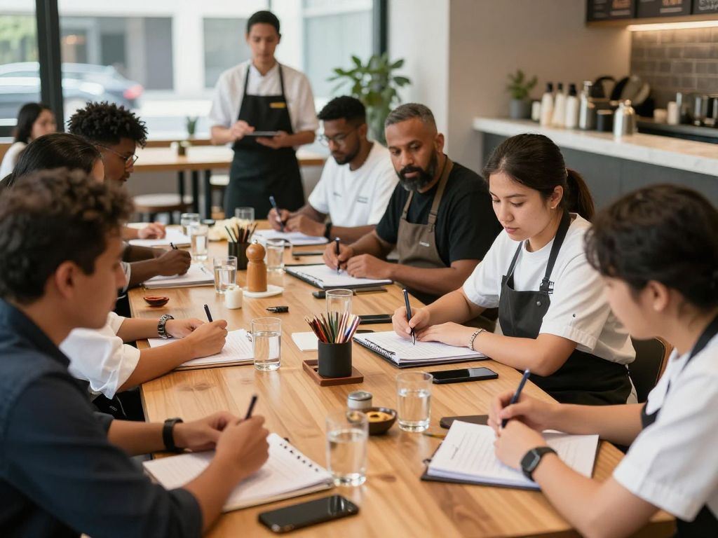 Leadership training session for restaurant professionals in Kansas City