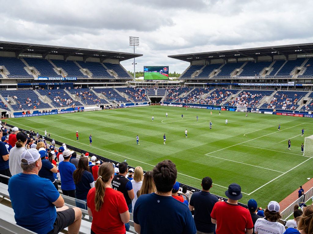 Illustration of soccer culture in Kansas City, featuring Swope Soccer Village.