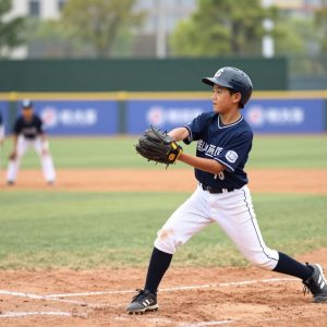 Young athletes showcasing skills at the MOKAN Preseason All-State event.