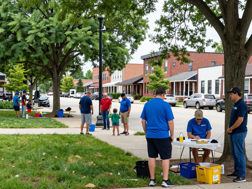 Community members in Kansas City practicing vigilance against pest infestations.