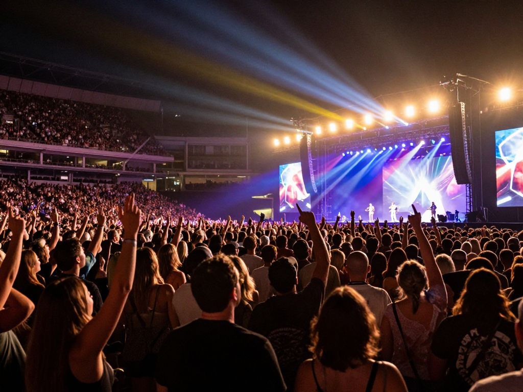 Post Malone and Jelly Roll concert performance at Kauffman Stadium.