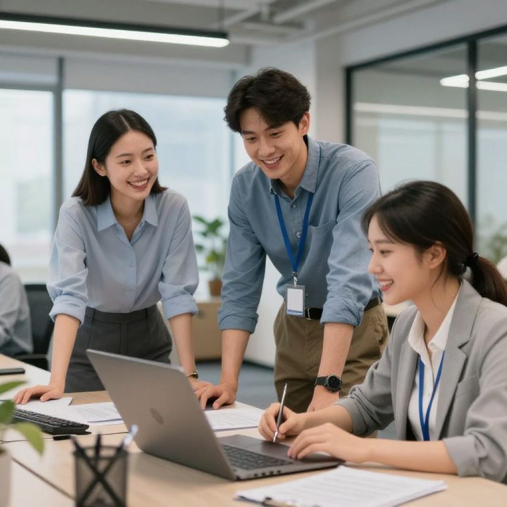 Team collaboration at Sun Life U.S. Kansas City office