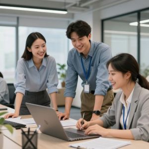 Team collaboration at Sun Life U.S. Kansas City office