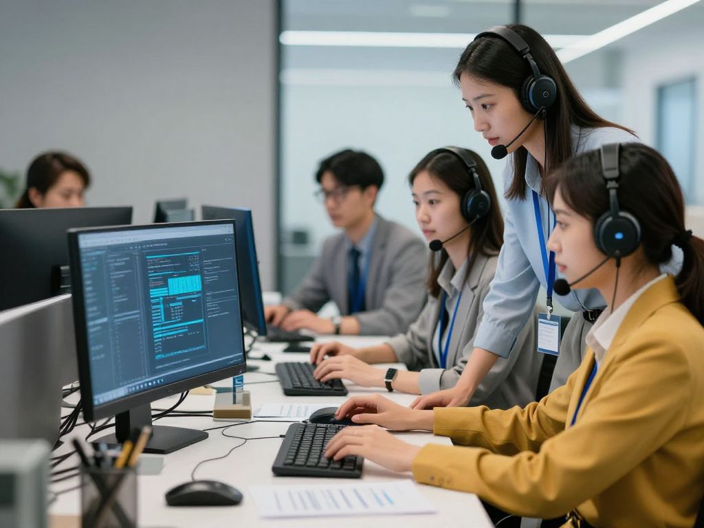 ThrottleNet providing IT support in a modern office