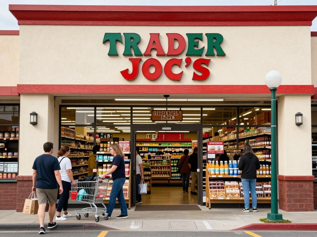 Exterior view of the new Trader Joe's in Merriam, Kansas